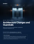 First page of Architecture Changes and Guardrails: sample engagement report, 28 pages, PDF