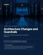 First page of Architecture Changes and Guardrails: sample engagement report, 26 pages, PDF