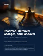 First page of Roadmap, Deferred Changes, and Handover: sample engagement report, 11 pages, PDF